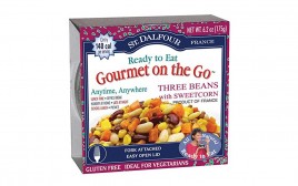 St. Dalfour Gourmet On The Go Three Beans with Sweetcorn  Pack  175 grams